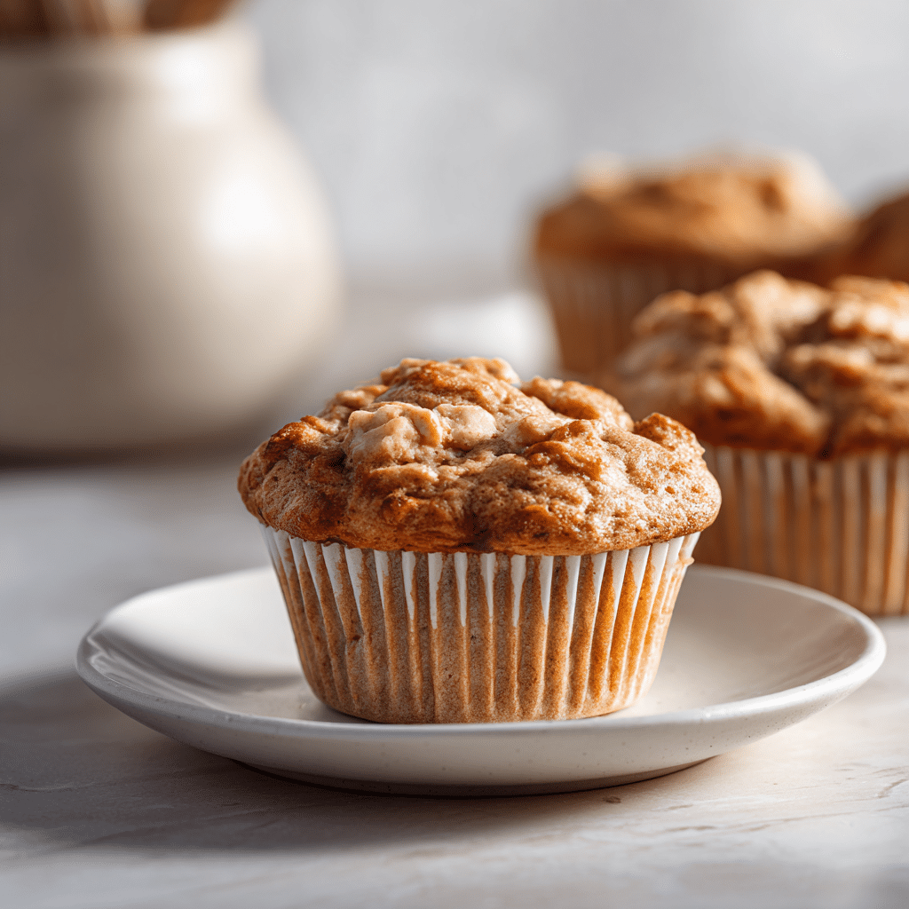 Flourless Peanut Butter Banana Muffins Recipe