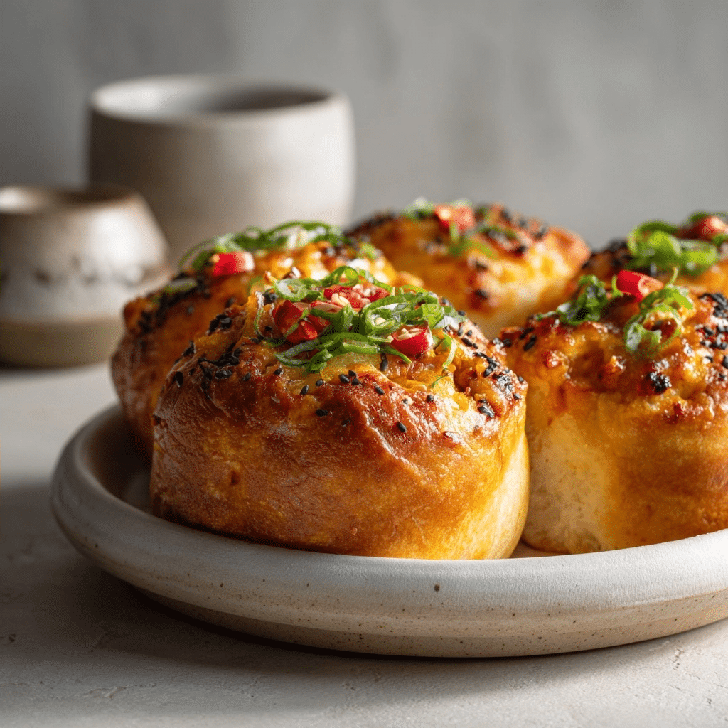 Cheesy Dynamite Chicken Buns Recipe