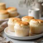 Fluffy Japanese Cotton Cheesecake Cupcakes