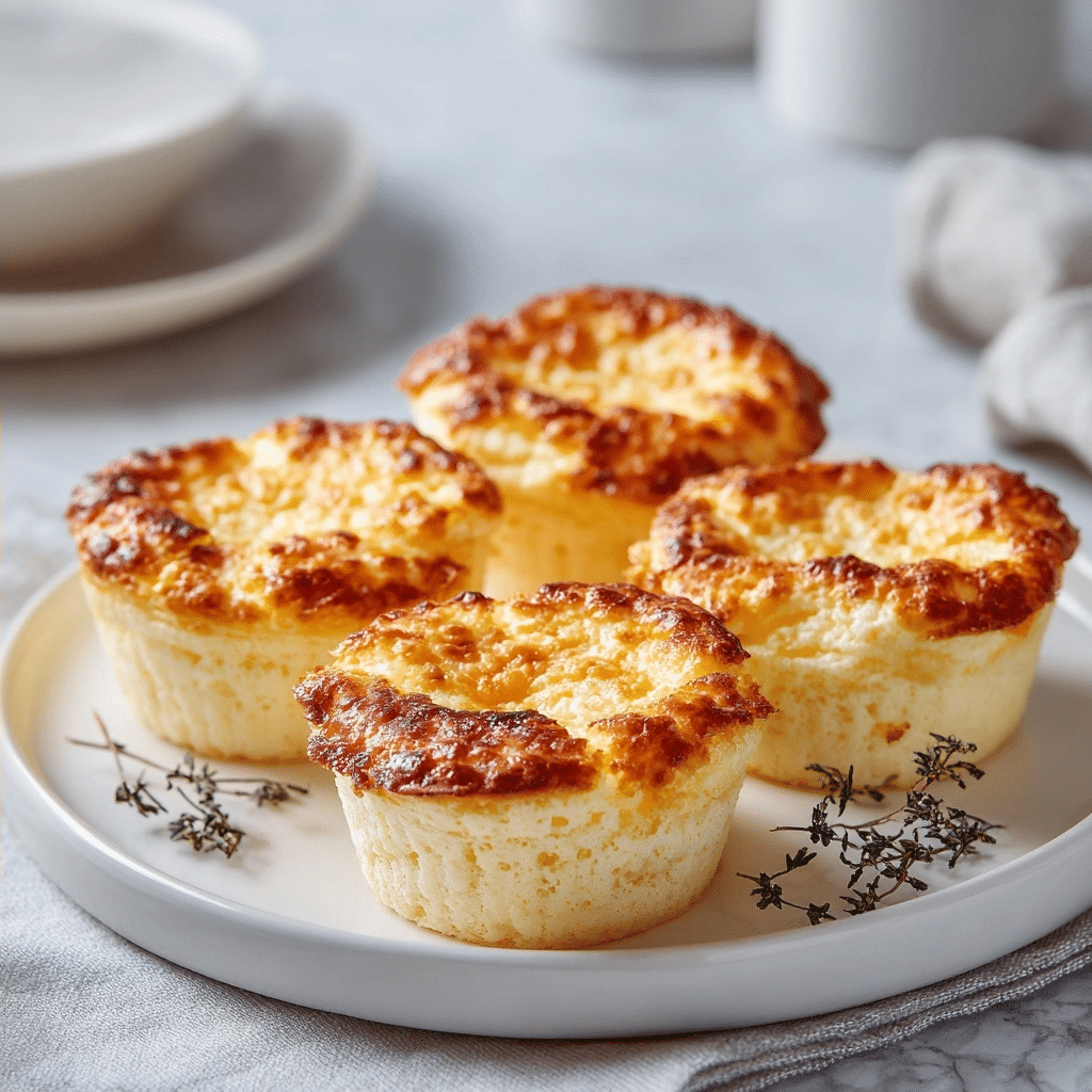 Fluffy Japanese Cotton Cheesecake Cupcakes