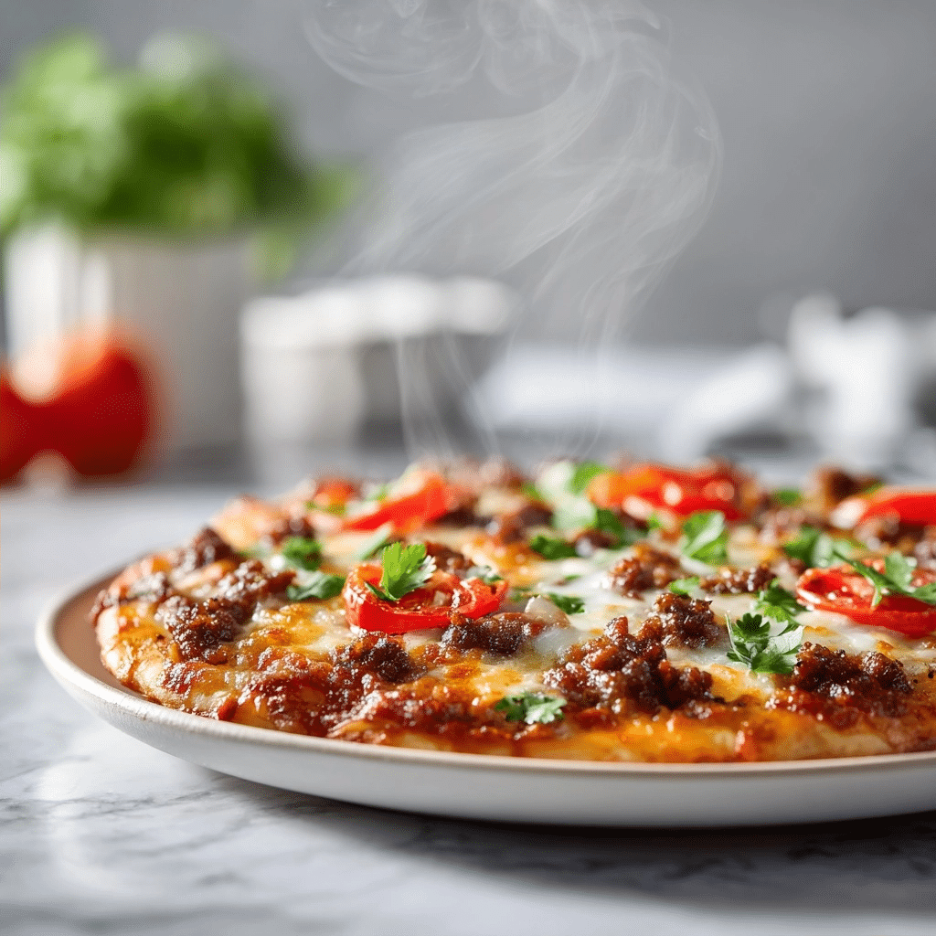 Cheeseburger Pizza: The Best Homemade Ground Beef Pizza Recipe