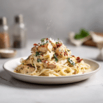 Creamy Tuscan Chicken Pasta Recipe with Sun-Dried Tomatoes