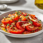 Tomato Salad Recipe with Fresh Basil and Balsamic