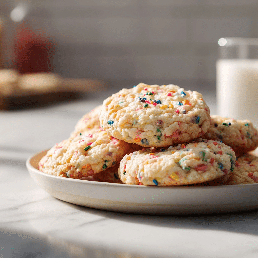 Funfetti Cookies: The Best 4-Ingredient Cake Mix Recipe