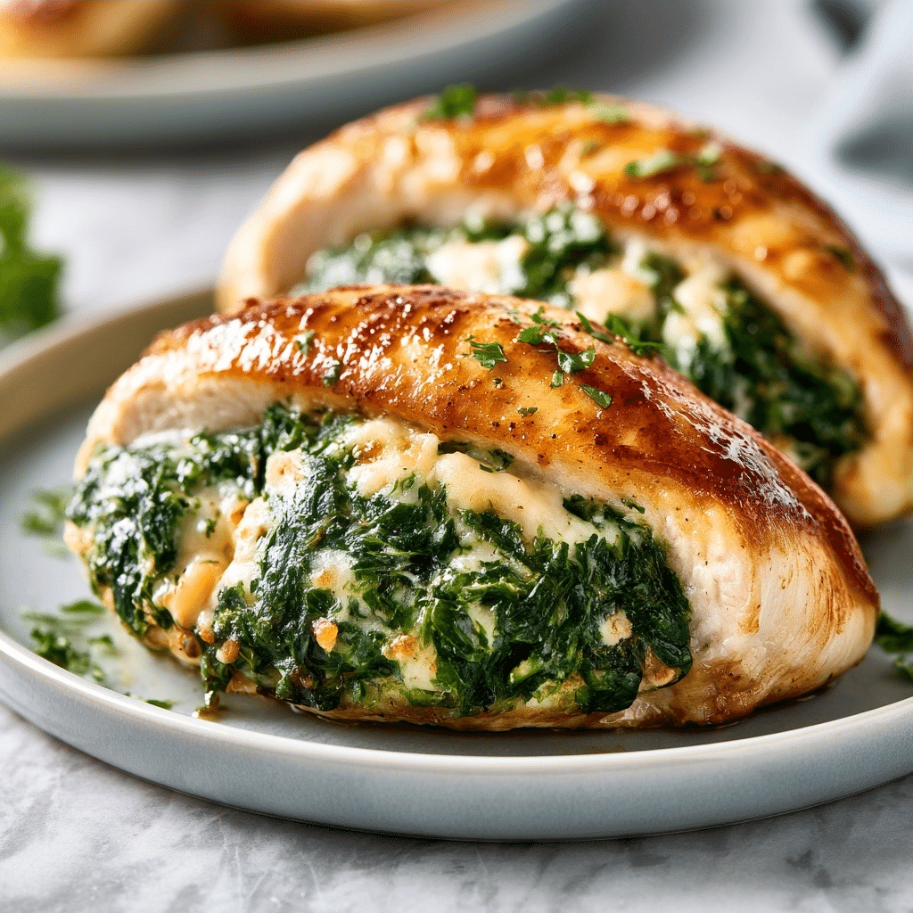 Healthy Spinach Stuffed Chicken Breasts: A Perfect Weeknight Meal 4 Healthy Spinach Stuffed Chicken Breasts: A Perfect Weeknight Meal