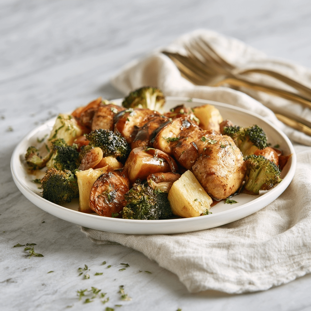 Easy Teriyaki Sheet Pan Pineapple Chicken And Broccoli: The Ultimate One-Pan Dinner 5 image 1781830937174
