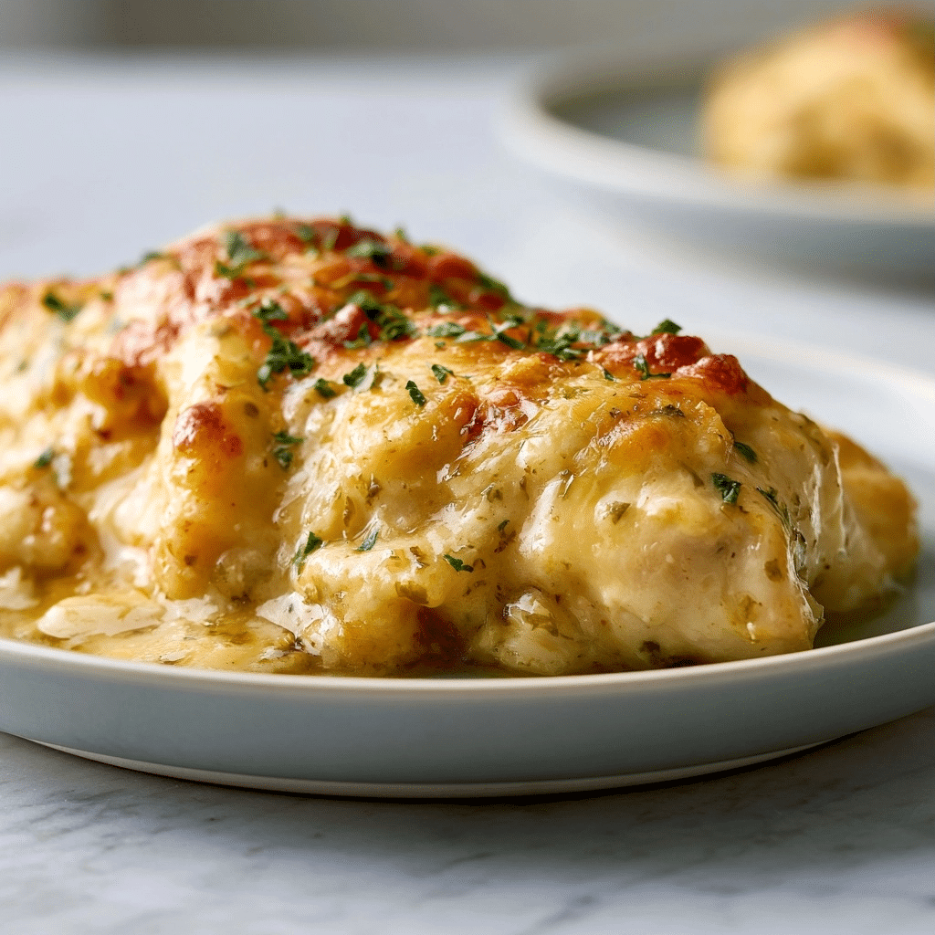 Creamy Green Chile Taco Baked Chicken 4 Creamy Green Chile Taco Baked Chicken