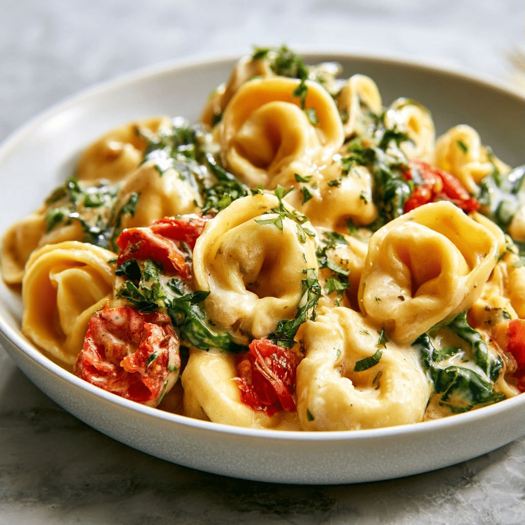 Creamy One Pot Creamy Spinach Tomato Tortellini: Perfect Dinner 4 Creamy One Pot Creamy Spinach Tomato Tortellini: Perfect Dinner