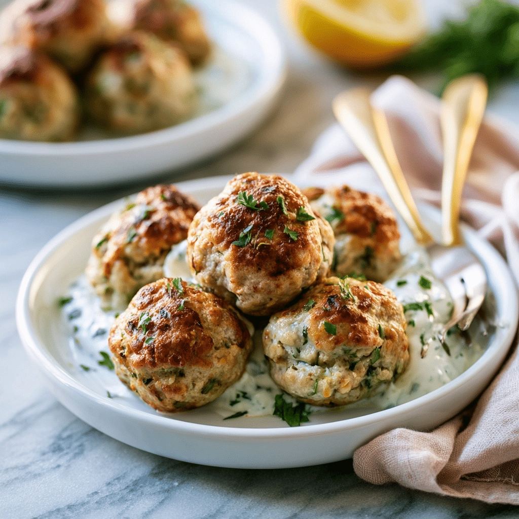 Healthy Greek Turkey Meatballs with Tzatziki: Easy Homemade Recipe 5 image 1782001928281
