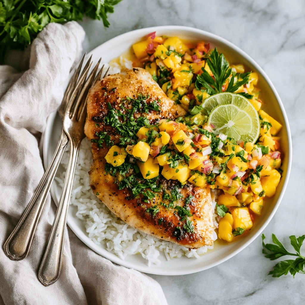 Perfect Honey Lime Chicken with Mango Salsa: Easy Summer Recipe 5 image 1782002064287