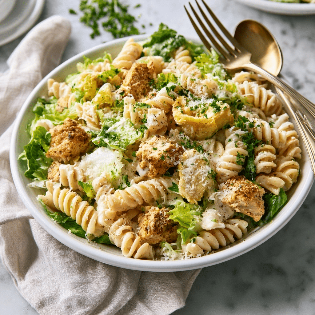 Creamy Chicken Caesar Pasta Salad: The Best Easy Summer Meal 5 image 1782002315992