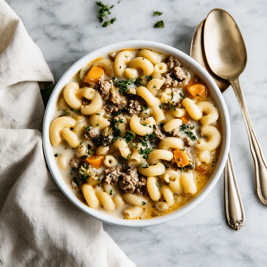 Creamy Cheeseburger Macaroni Soup: The Ultimate Family Dinner 5 image 1782002447268