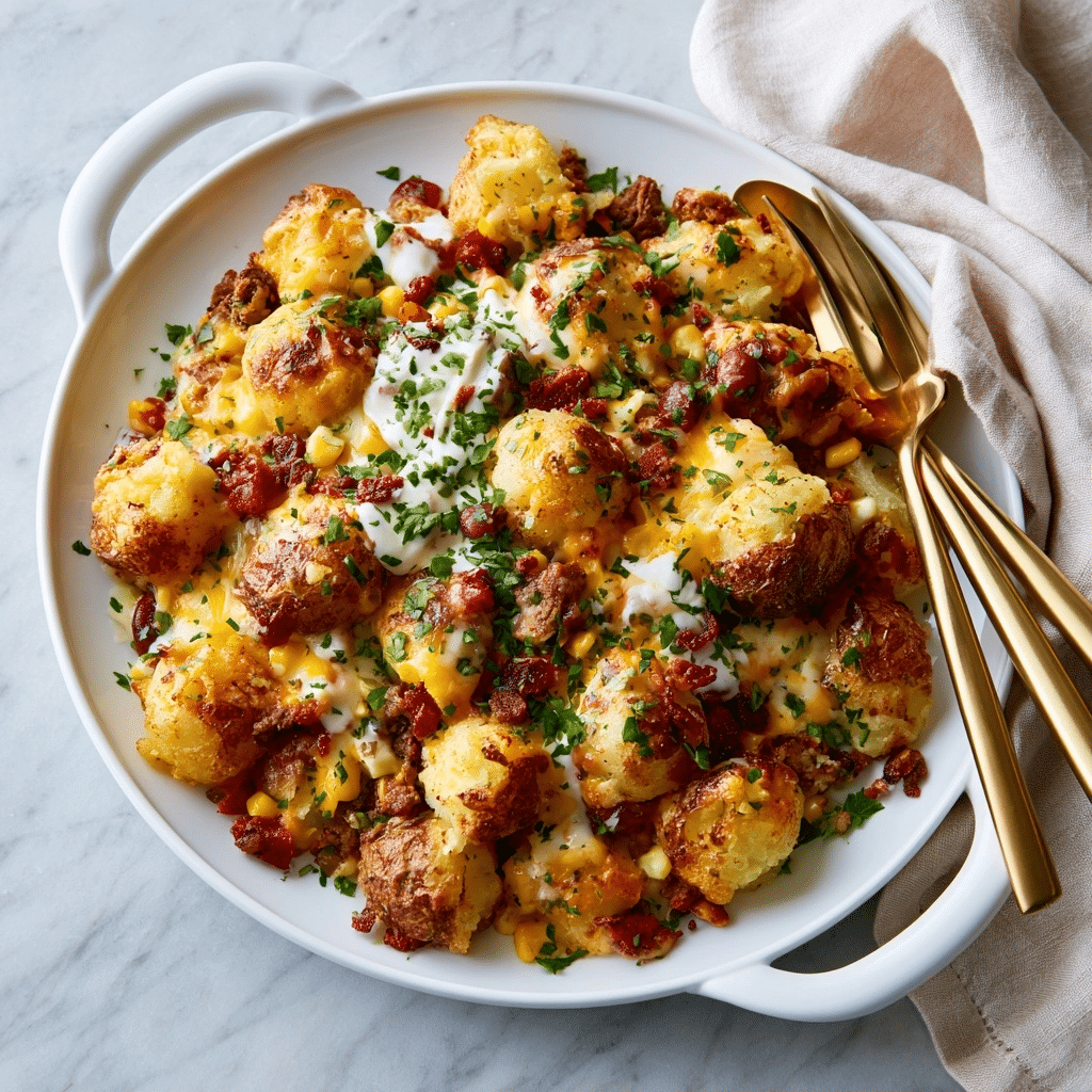 Perfect Cheesy Taco Potatoes: Easy One-Pan Dinner 5 image 1782075076730