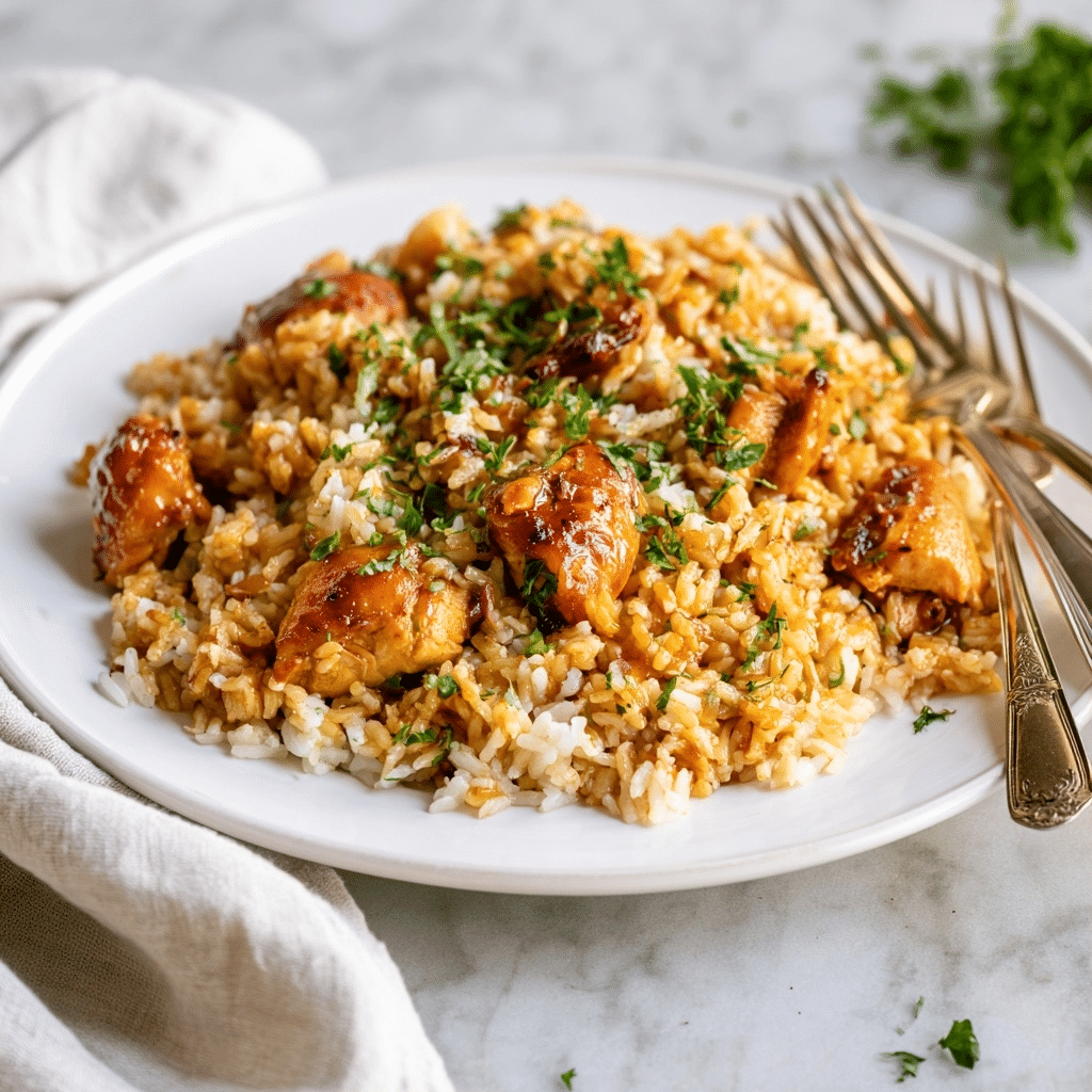 Delicious Honey BBQ Chicken Rice: The Perfect One-Pot Meal 5 image 1782173546527