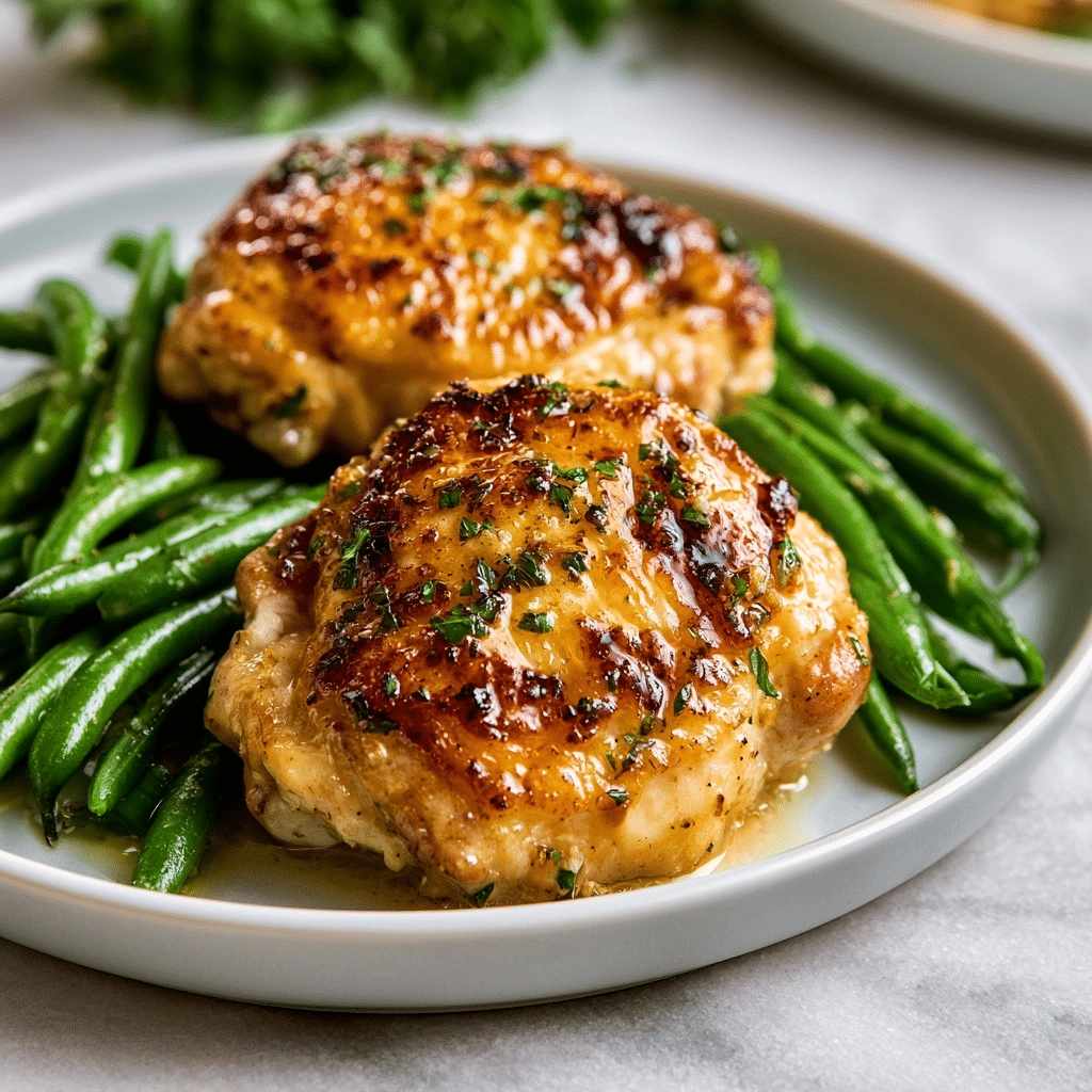 Easy Lemon Garlic Butter Chicken Thighs Recipe with Green Beans: The Perfect One-Pan Meal 1 Easy Lemon Garlic Butter Chicken Thighs Recipe with Green Beans: The Perfect One-Pan Meal