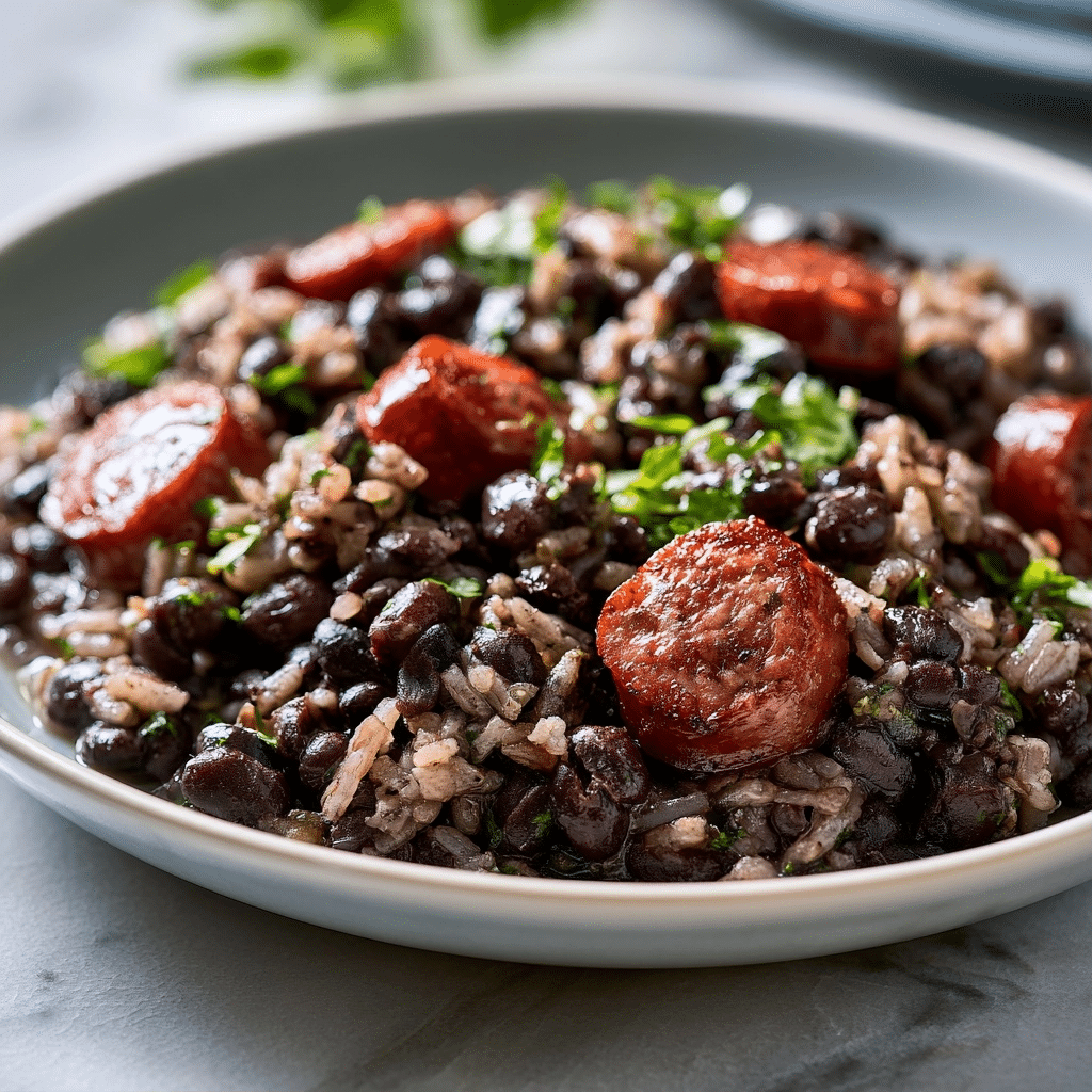 Quick Black Beans and Rice with Sausage: The Best One-Pot Meal