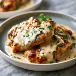 Creamy Baked Caesar Chicken with Creamy Parmesan Sauce 6 Creamy Baked Caesar Chicken with Creamy Parmesan Sauce