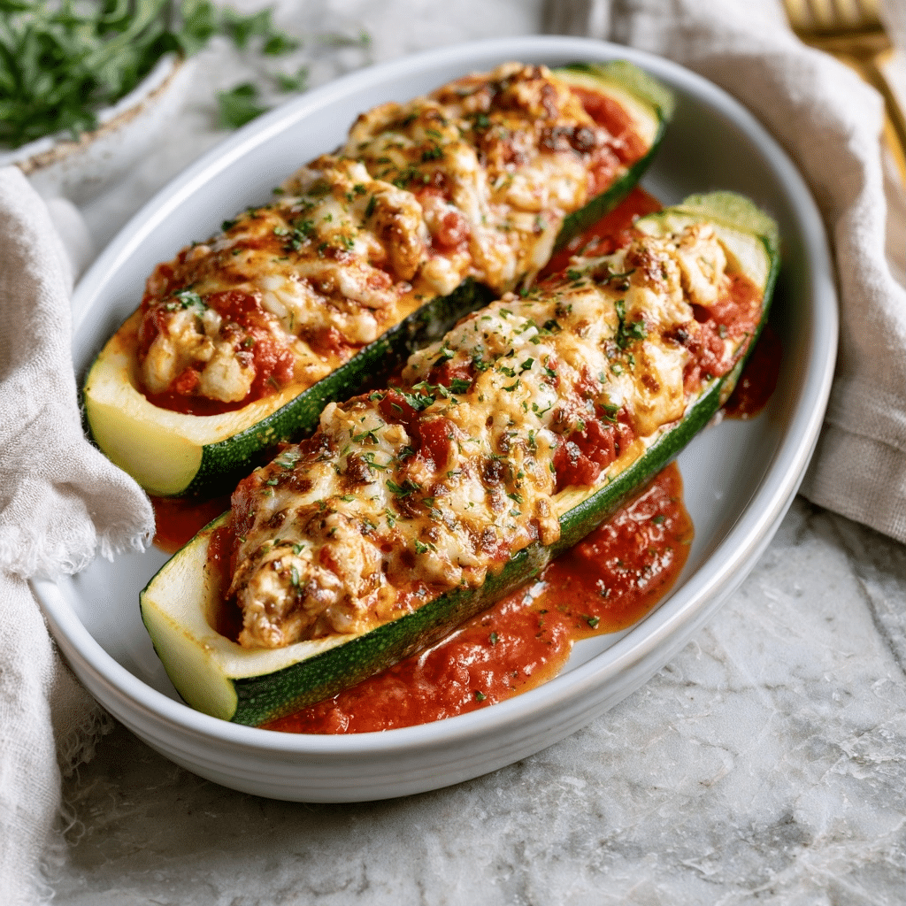 Easy Keto Chicken Parmesan Zucchini Boats 5 image 1782429591979