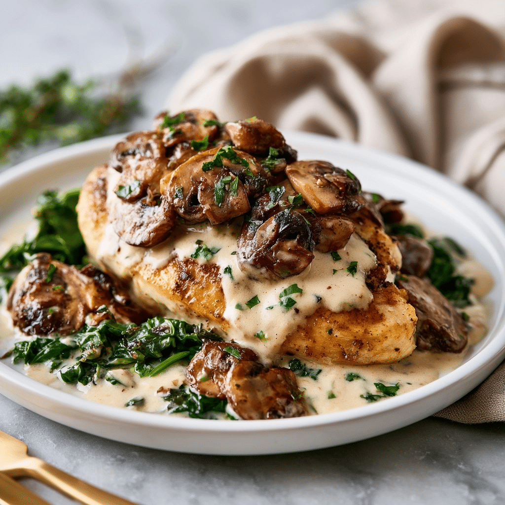 Perfect Creamy Mushroom Chicken: Easy & Delicious 5 image 1782436290083