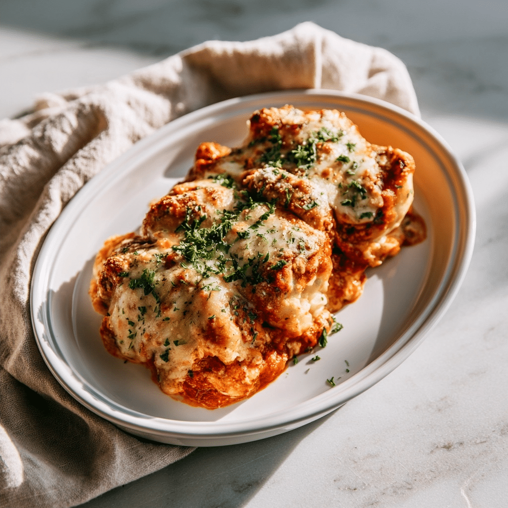 Easy Cheesy High Protein Chicken Parmesan Casserole: Perfect Dinner 5 image 1782523770661