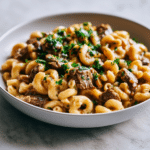 Easy High-Protein Philly Cheesesteak Mac: A Savory Meal 6 Easy High-Protein Philly Cheesesteak Mac: A Savory Meal