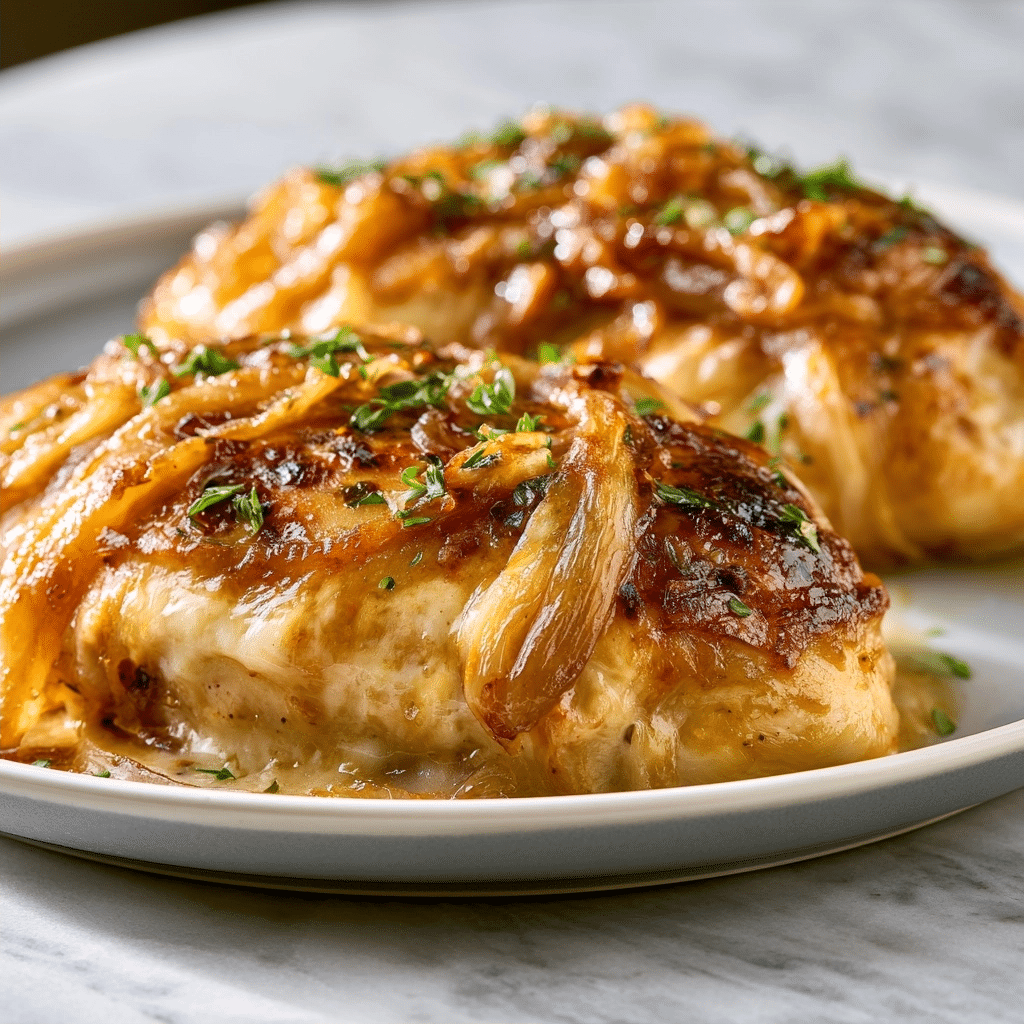 Easy French Onion Chicken Bake: A Savory One-Pan Meal