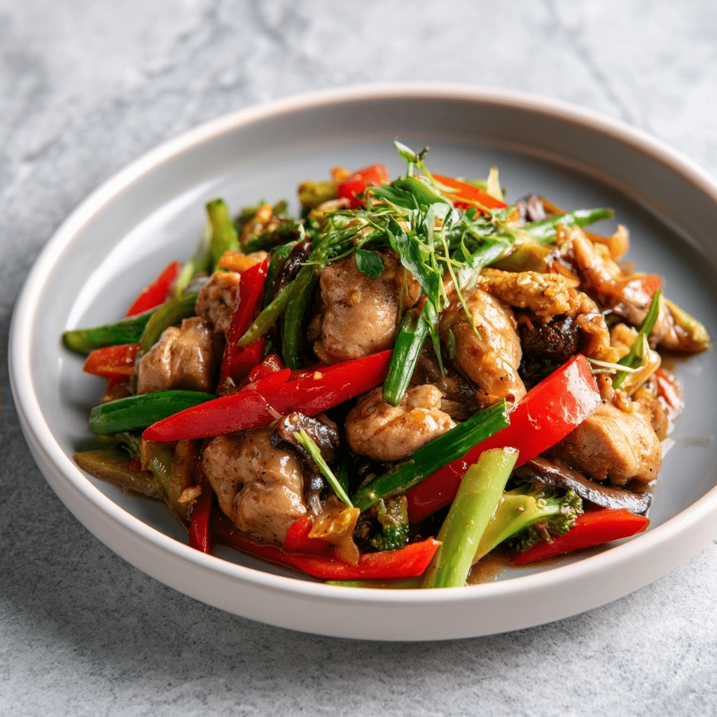Easy Stir-Fry Chicken and Vegetables: A Nutritious Dinner 4 Easy Stir-Fry Chicken and Vegetables: A Nutritious Dinner