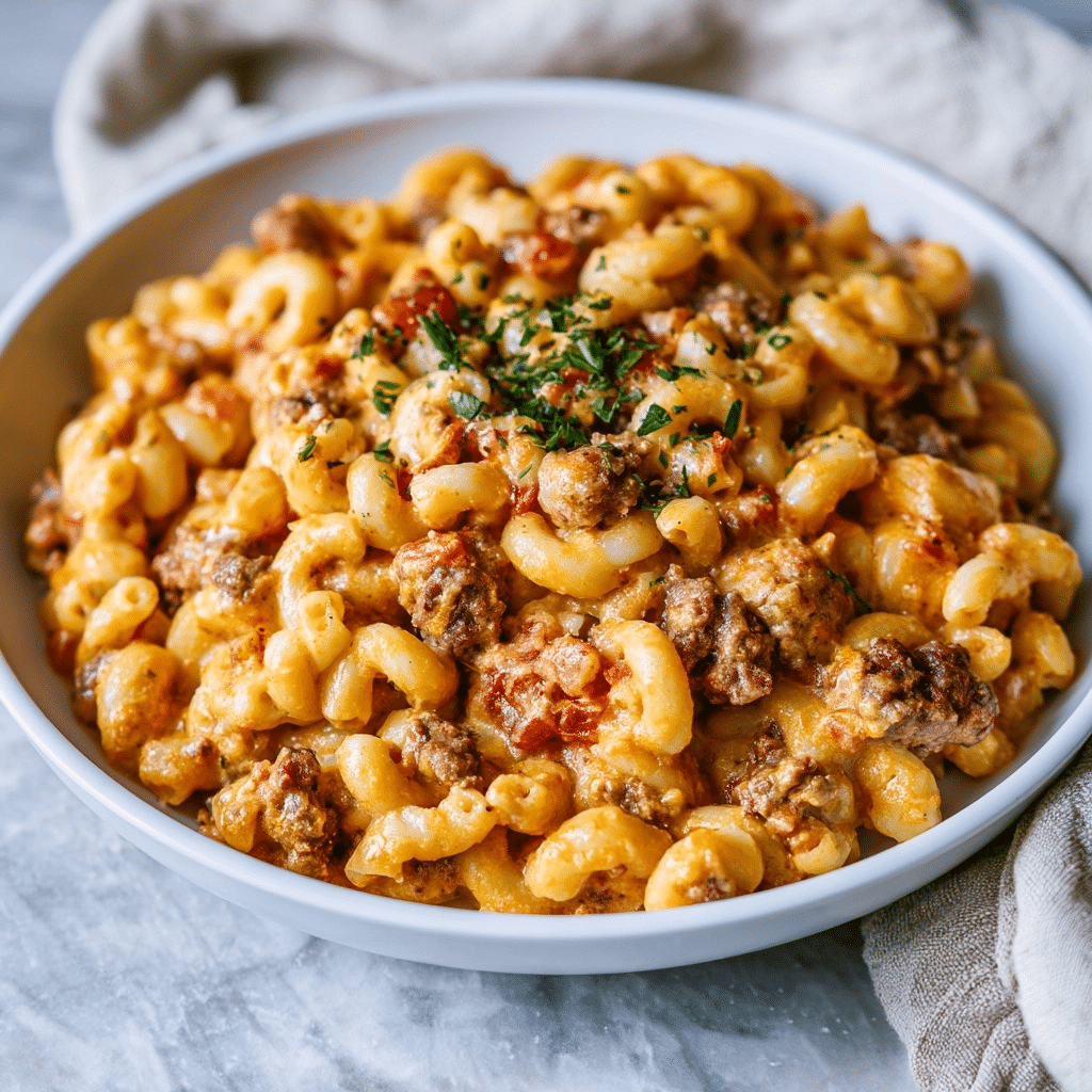 Creamy Rotel Pasta with Ground Beef: A Perfect Dinner 5 image 1782686351057