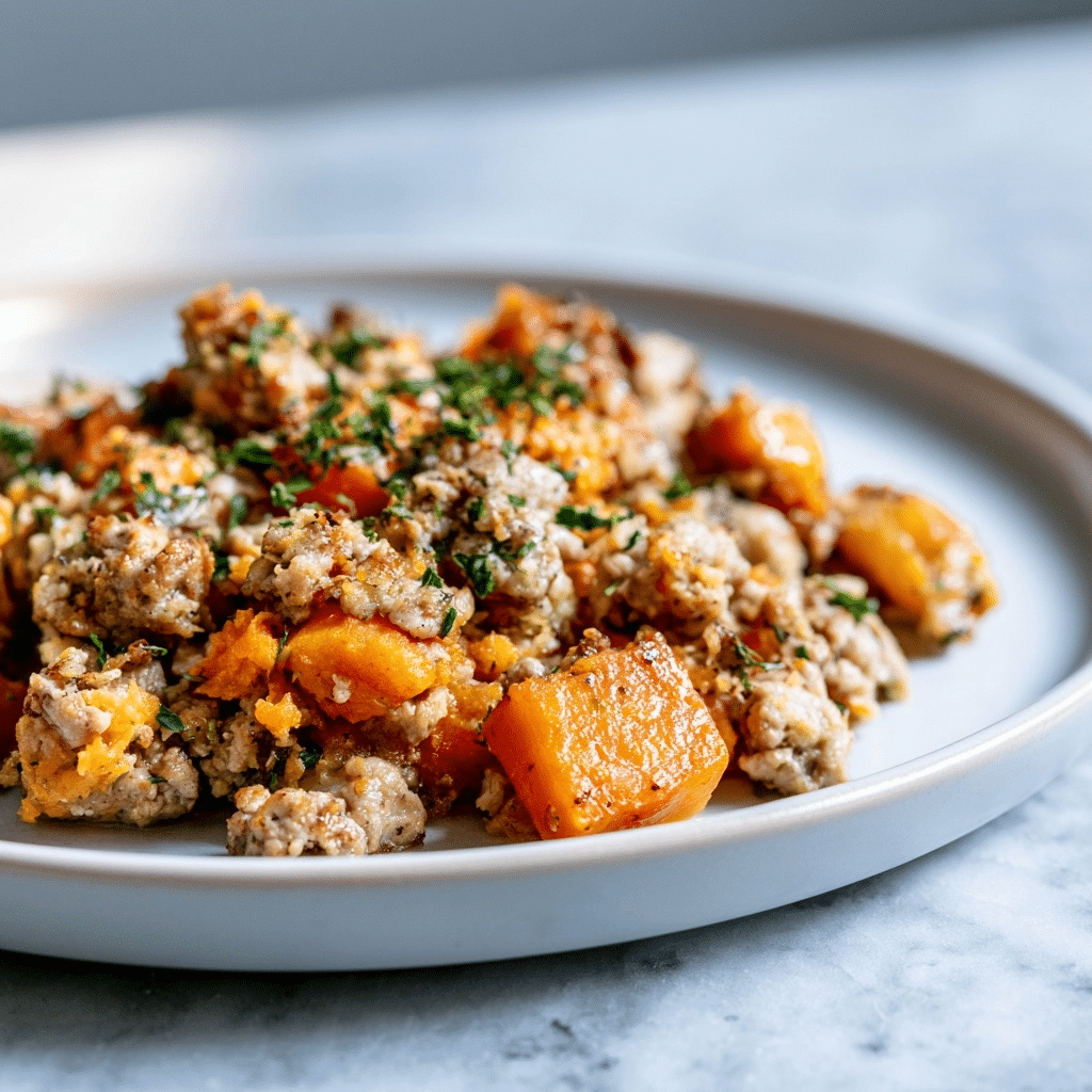 Healthy Ground Turkey Sweet Potato Bake: Easy One-Pan Meal