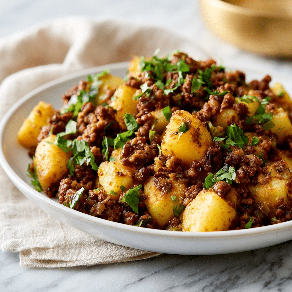 Simple Aloo Keema: Ground Meat with Potatoes Recipe 5 image 1782952930400