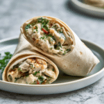 Easy Low Carb Cheesy Garlic Chicken Wraps: A Quick Dinner