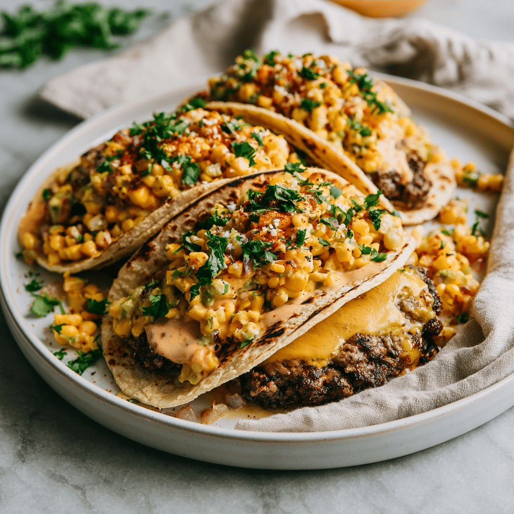Perfect Street Corn Smash Burger Tacos: A Savory Twist 5 image 1783042207794
