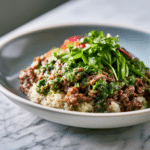 Easy Chimichurri Ground Beef Bowls: A Healthy Weeknight Meal