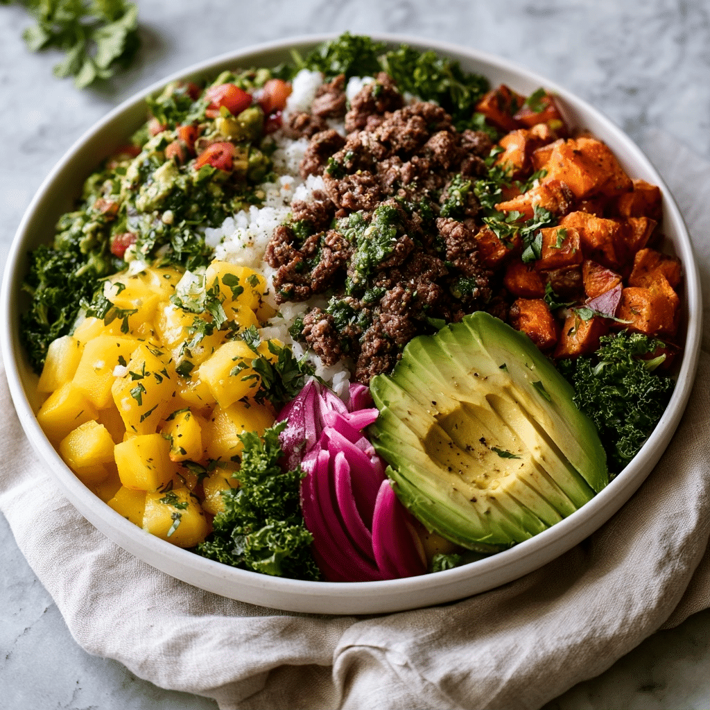 Easy Chimichurri Ground Beef Bowls: A Healthy Weeknight Meal 5 image 1783042228039