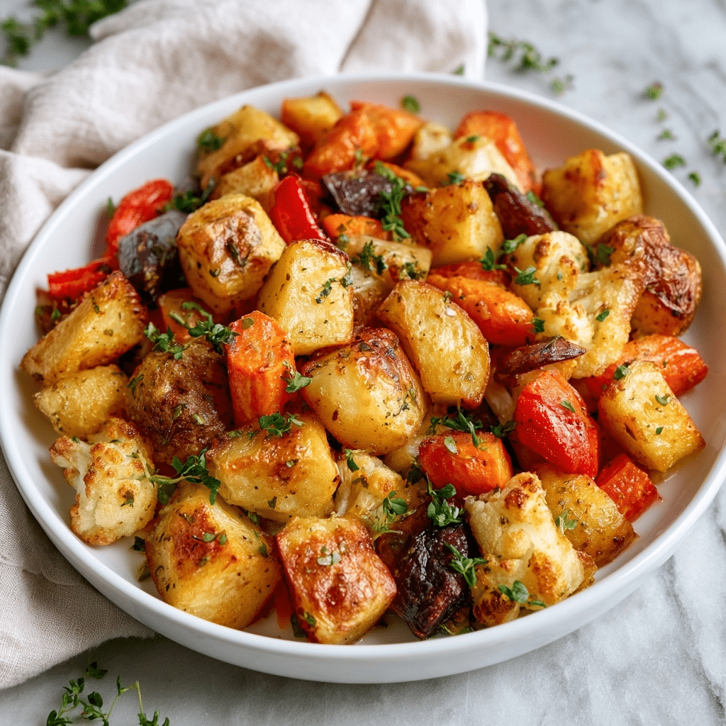 Easy Garlic Herb Roasted Potatoes and Veggies: Perfect Roast 5 image 1783126508946