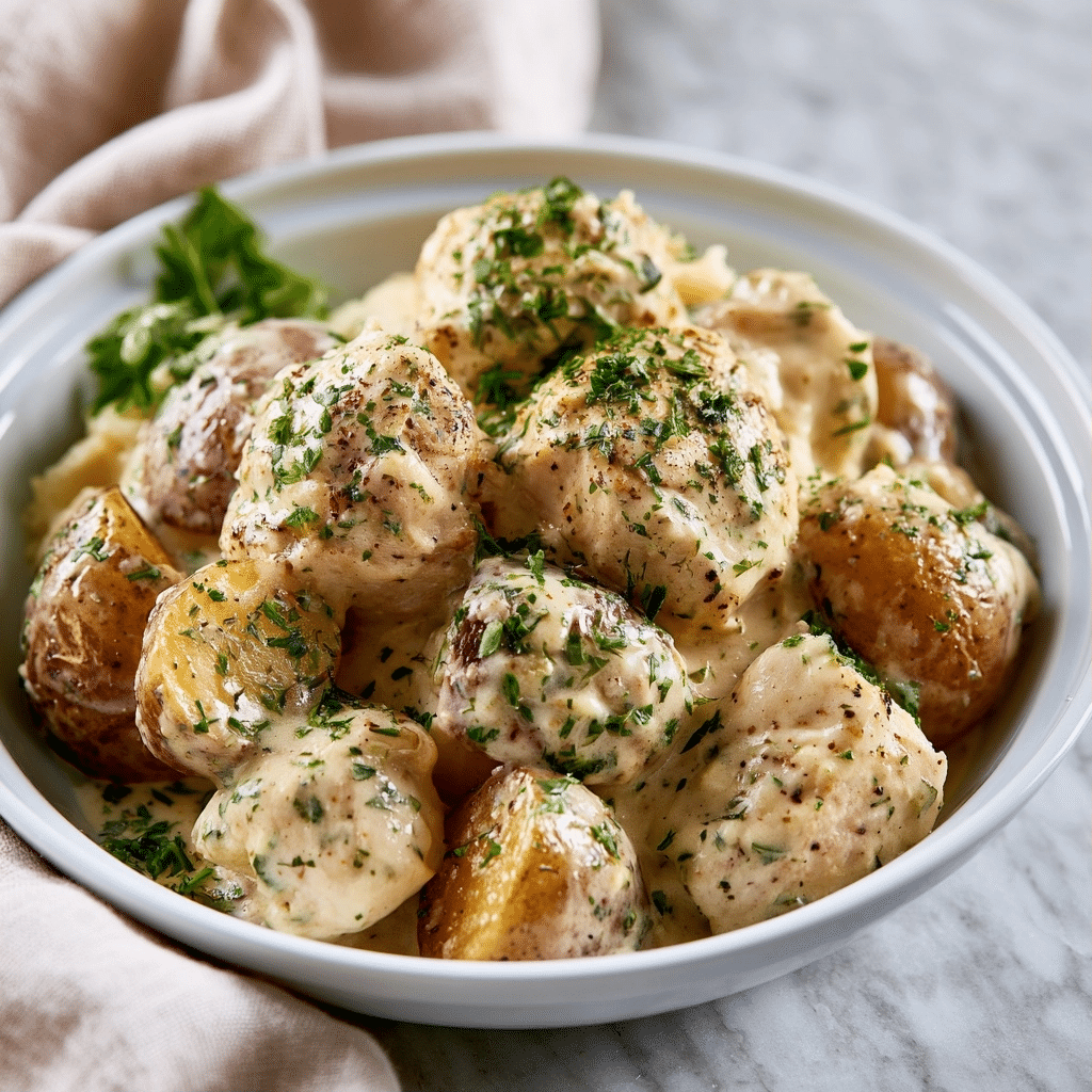 Creamy Herb Chicken & Potatoes: A Simple Homemade Delight 5 image 1783126585541