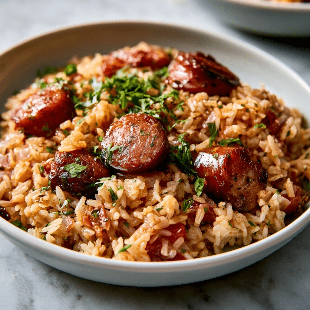 Simple Cajun Sausage and Rice Skillet: A Quick Weeknight Meal 4 Simple Cajun Sausage and Rice Skillet: A Quick Weeknight Meal