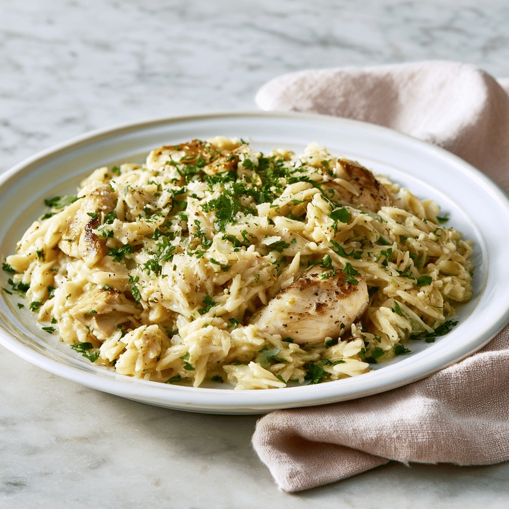 Perfect Parmesan Chicken Orzo: A Simple One-Pan Masterpiece 5 image 1783126745997