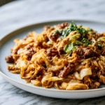 Delicious Mongolian Cabbage with Ground Beef: Easy Recipe