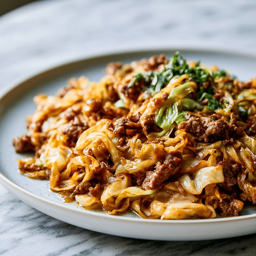 Delicious Mongolian Cabbage with Ground Beef: Easy Recipe 4 Delicious Mongolian Cabbage with Ground Beef: Easy Recipe