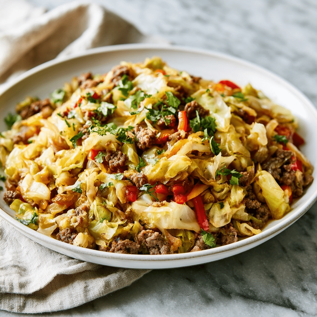 Delicious Mongolian Cabbage with Ground Beef: Easy Recipe 5 image 1783126950484