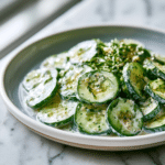 Creamy Asian Cucumber Salad: A Crispy and Vibrant Recipe