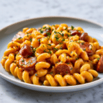 Easy Spicy Cajun Sausage Pasta: A Creamy Weeknight Dinner