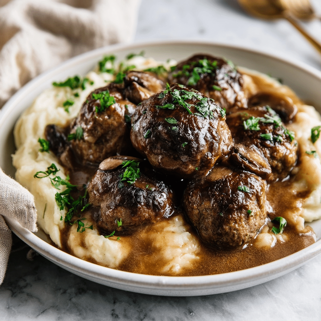 Easy Slow Cooker Salisbury Steak Meatballs: Savory Comfort 5 image 1783205579738