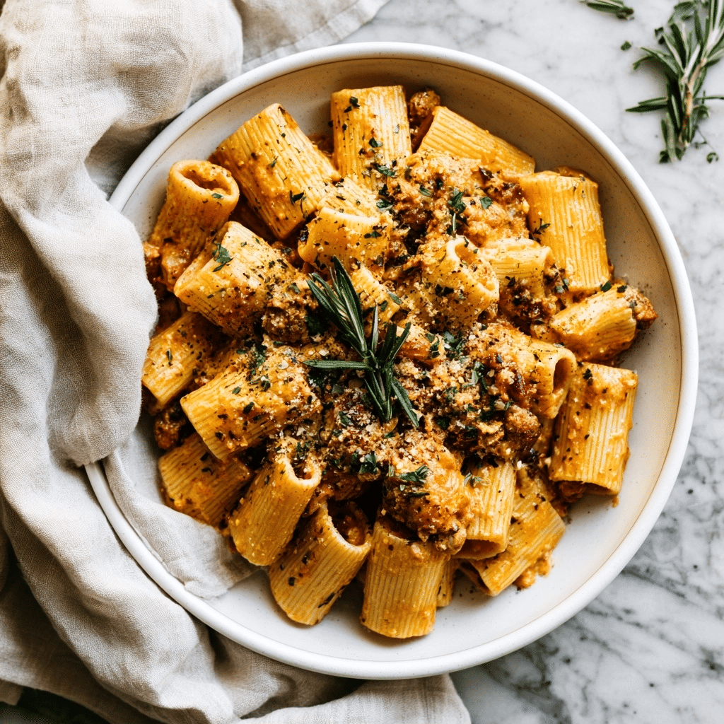 Creamy Italian Sausage Rigatoni: A Comforting Home Meal 5 image 1783205614580