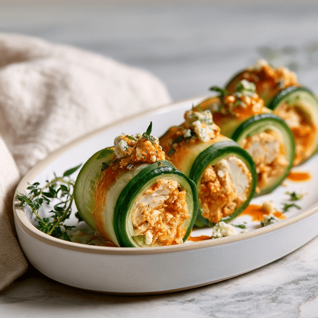 Healthy Buffalo Chicken Cucumber Rolls: A Simple Snack 5 image 1783474927880