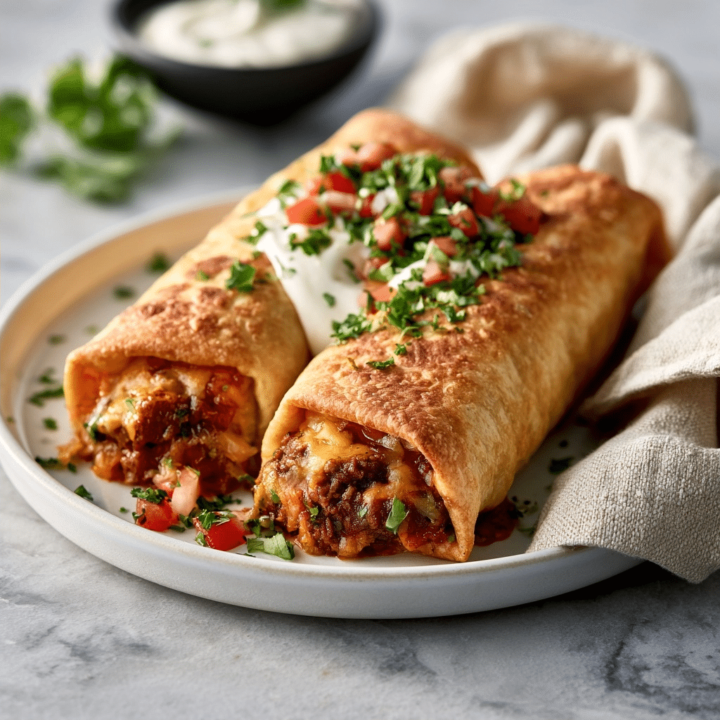 Crispy Beef and Cheese Chimichangas: A Homemade Classic 5 image 1783475065265