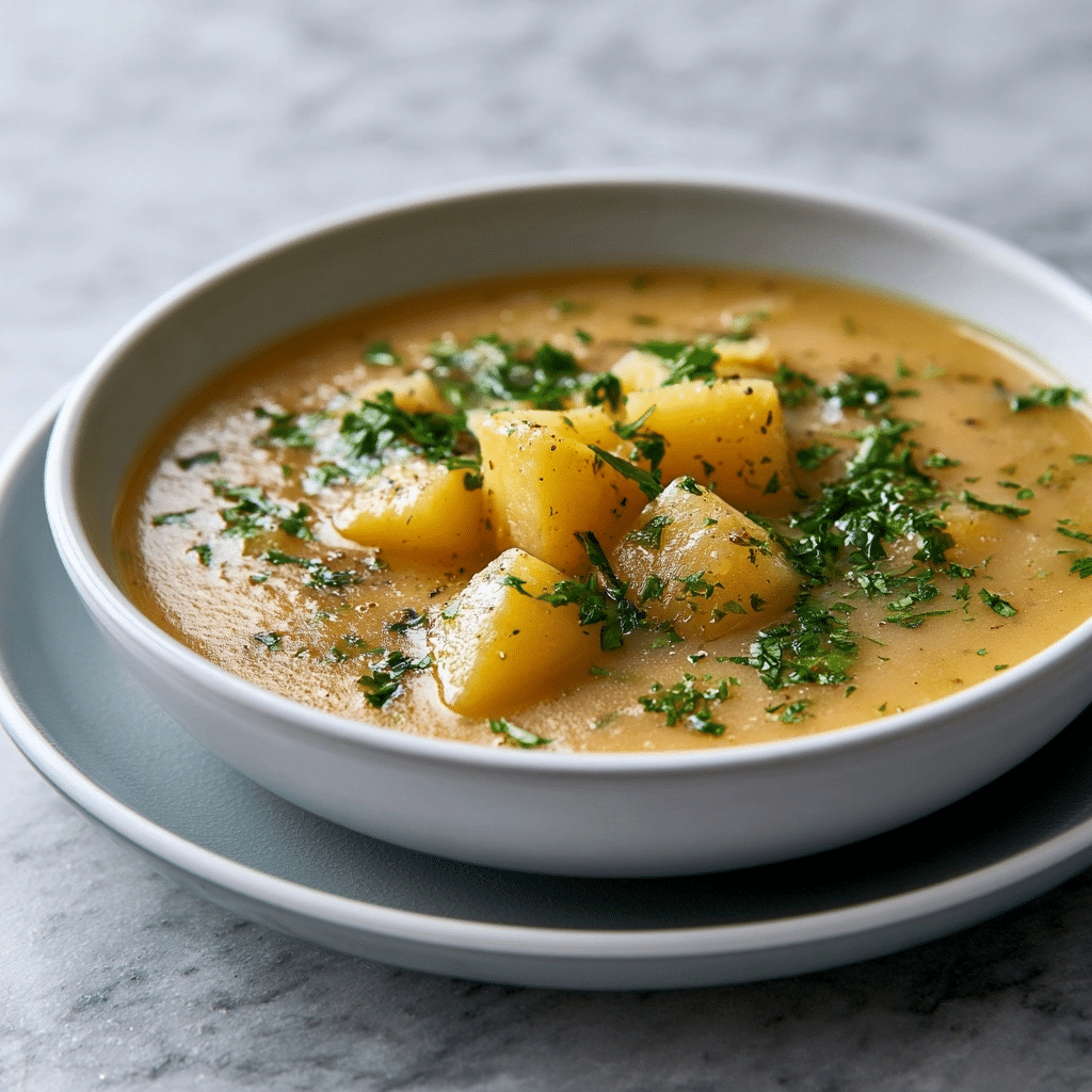 Healthy Vegan German Potato Soup: A Creamy Classic 4 Healthy Vegan German Potato Soup: A Creamy Classic