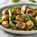 Healthy Baked Chicken Bites with Asparagus: A Simple Meal 6 Healthy Baked Chicken Bites with Asparagus: A Simple Meal