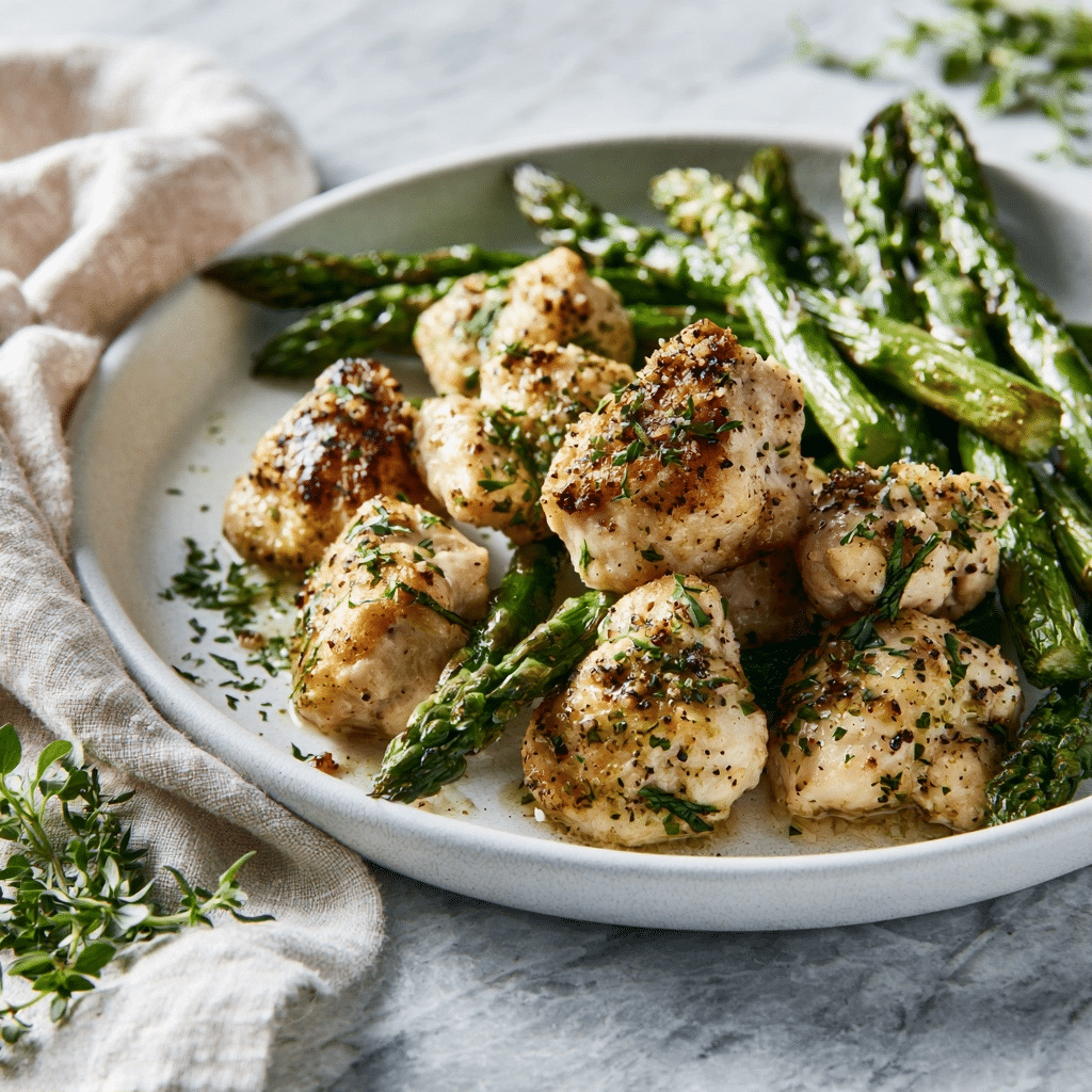 Healthy Baked Chicken Bites with Asparagus: A Simple Meal 5 image 1784074504833